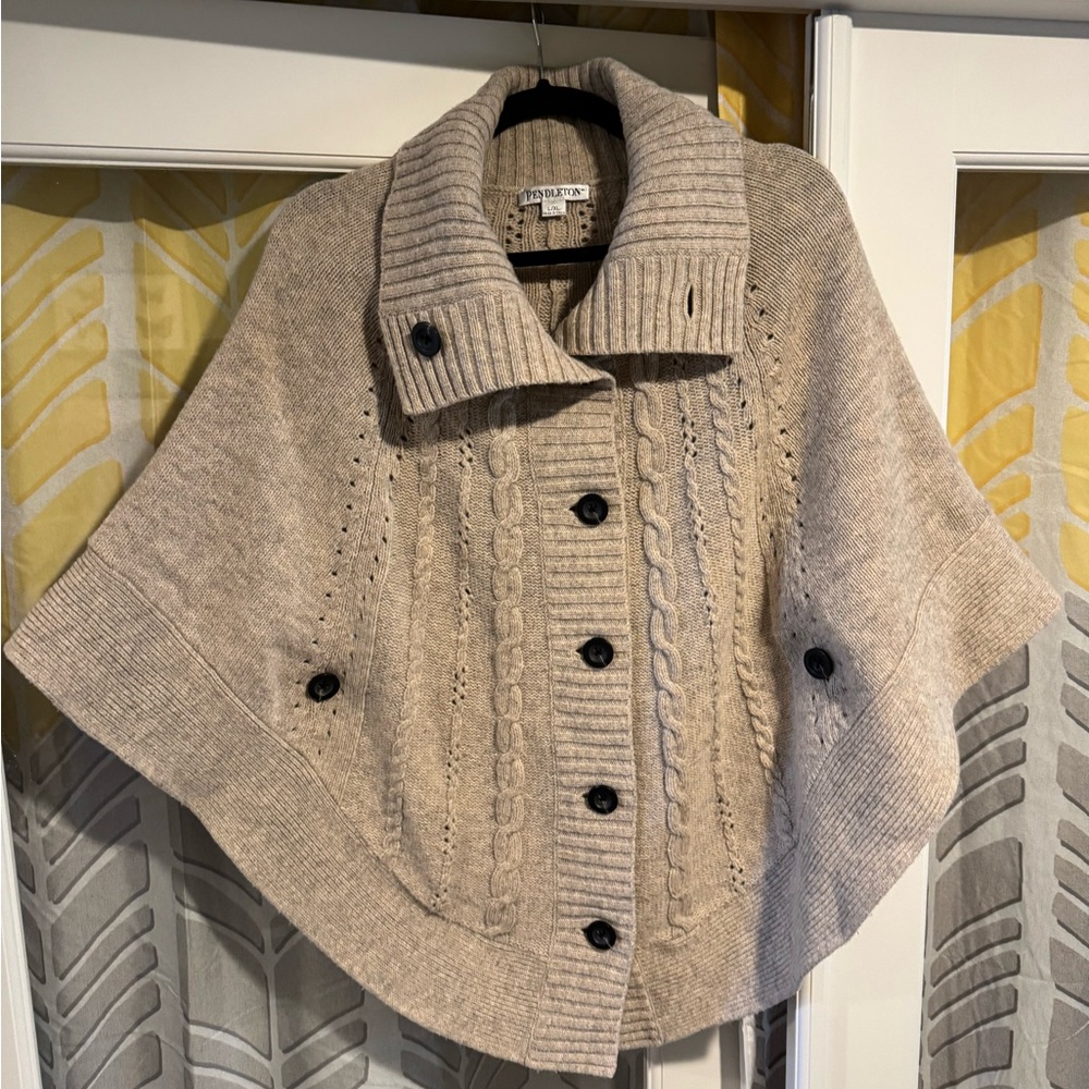 Pendleton Lamb's Wool Cape - image 1